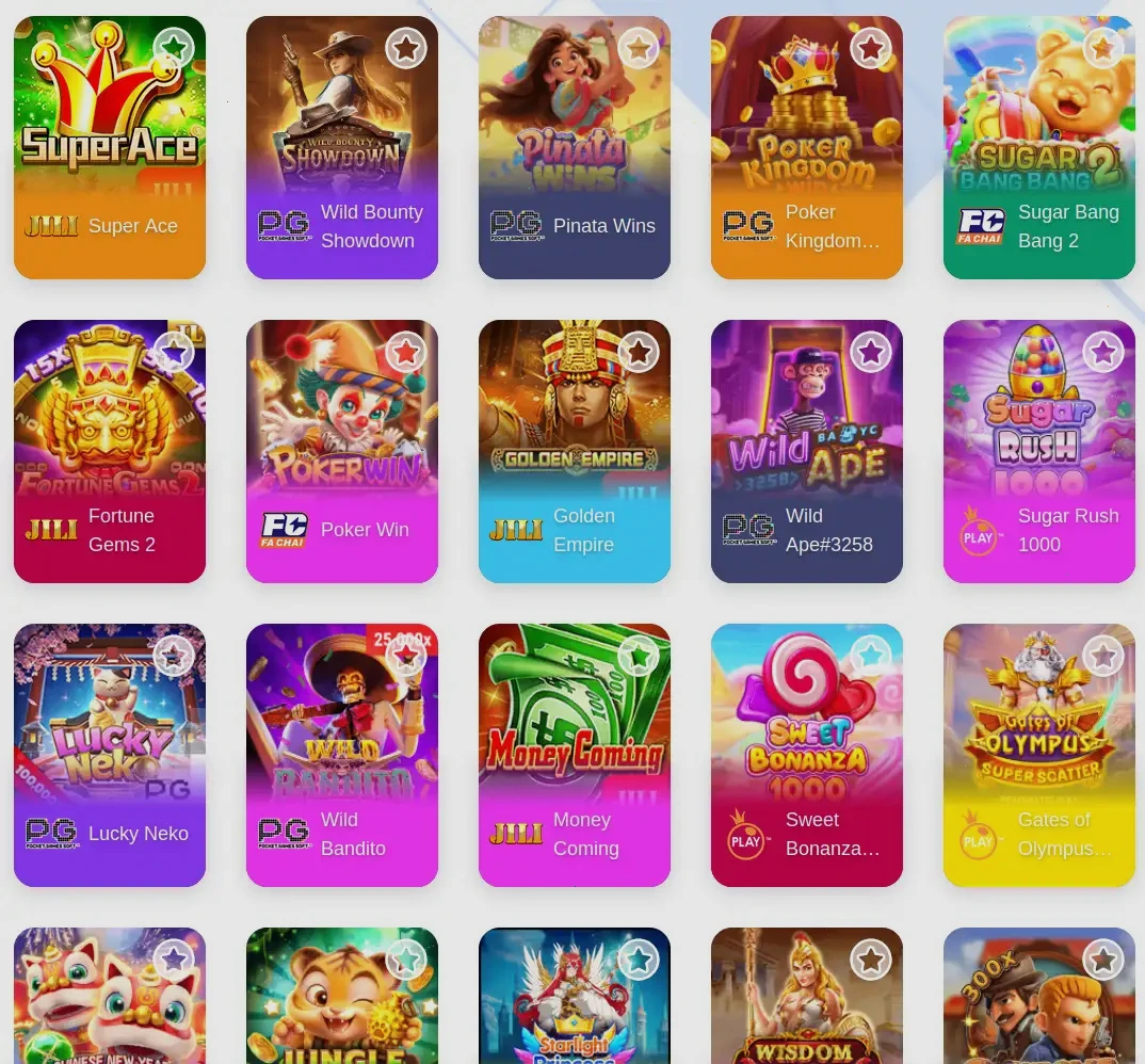 Overzicht van spellen en slots bij Gigaspinz online casino